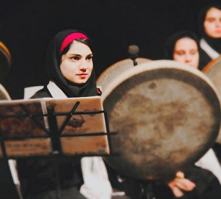 مریم سعادت آموزش دف
